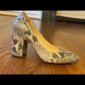 Cole Haan snakeskin pumps